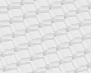 Abstract white geometry shape pattern background