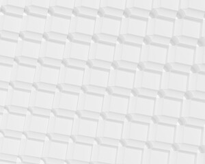 Abstract white geometry shape pattern background