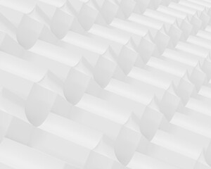 Abstract white geometry shape pattern background