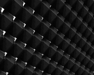 Abstract white geometry shape pattern background