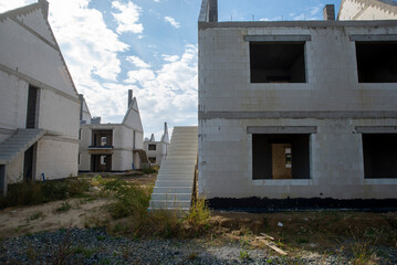 Unfinished Housing Project Under Construction