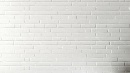 Obraz premium Clean white brick wall interior design home decor minimalist modern aesthetic