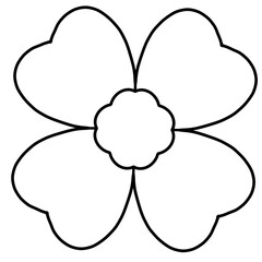 Flower Clip art for decoration digital art