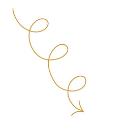 Curves arrow Clip art for decoration digital art