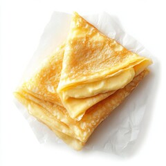 Classic Japanese Crepe with Custard Cream Delight