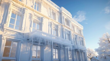 A photo of a building with advanced insulation