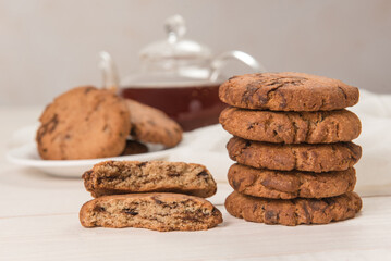 Oatmeal chocolate cookies