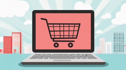 online shopping concept