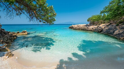 Fototapeta premium Secluded Cove on a Sunny Day