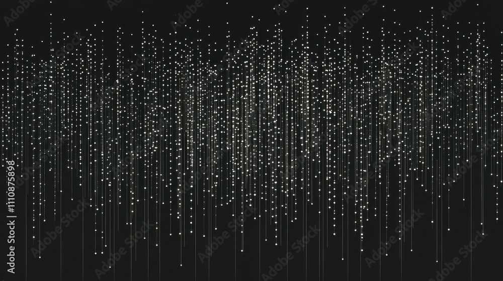 Poster contemporary minimalism dynamic digital patterns in abstract graphic design