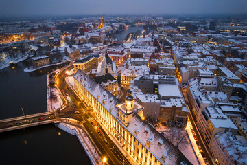 Zimowy Wrocław