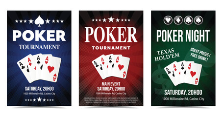 Casino Poker Tournament background poster