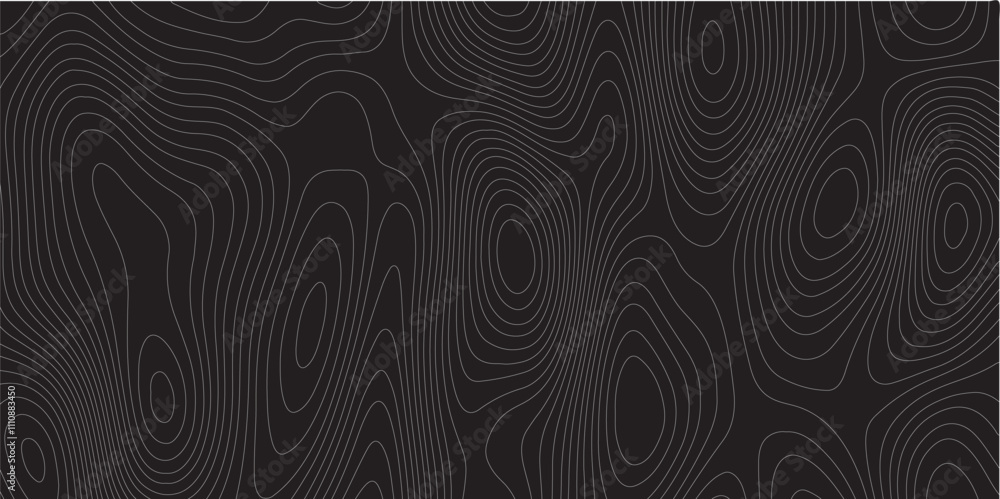 Poster abstract design with black and white abstract papercut and multi-layer cutout geometric pattern on v