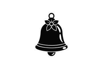 Merry Christmas silhouette element 