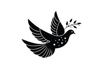 Merry Christmas silhouette element 