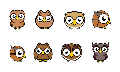 cute owl mascot.eps