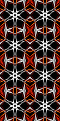 Dark Seamless Pattern - Geometric Ornament