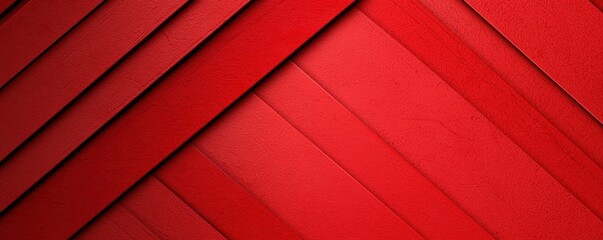 Vibrant red textured background with diagonal lines.