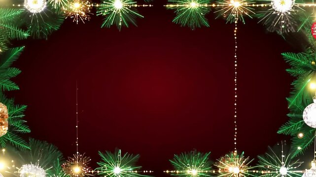 christmas background with empty space for text in the middle. concept of new year, christmas
