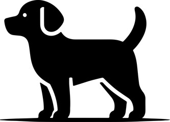 Cute Dog vector with white background