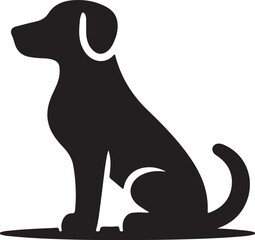 Cute Dog vector with white background