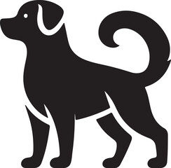 Cute Dog vector with white background