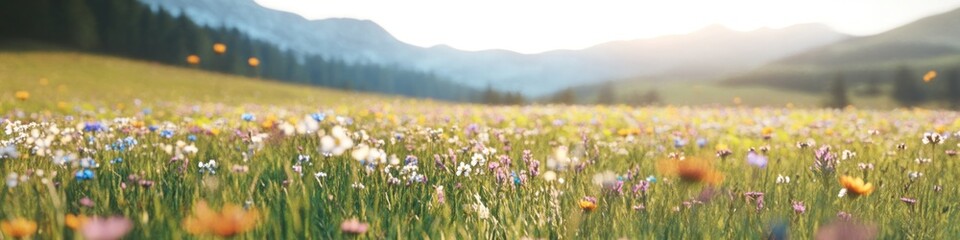 Obraz premium Mountain Meadow Bloom