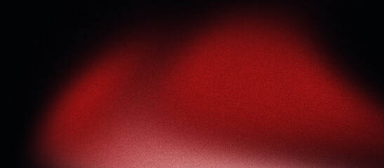Grainy background dark red black abstract gradient shape, with glowing noise texture for banner header poster or backdrop design