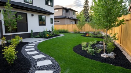 Fototapeta premium house in the park