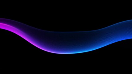 abstract music wave line blue, pink technology background curve motion  - Powered by Adobe