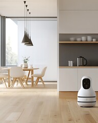 AI Models in Action, Smart Virtual Assistant in Modern Living Space