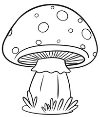 illustration of mushroom