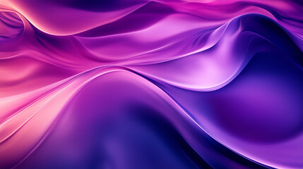 Obraz premium Purple and pink abstract wallpaper, fluid forms, dark background, digital art, smooth curves, purple smoke.