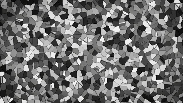 Animated Black and White Tiles Background (Customizable)