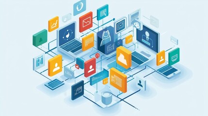 social network concept