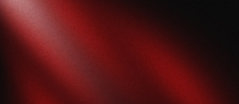 Grainy background dark red black abstract gradient shape, with glowing noise texture for banner header poster or backdrop design