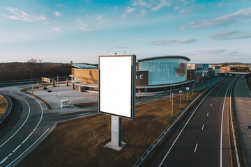 Advertisement board motorway high way