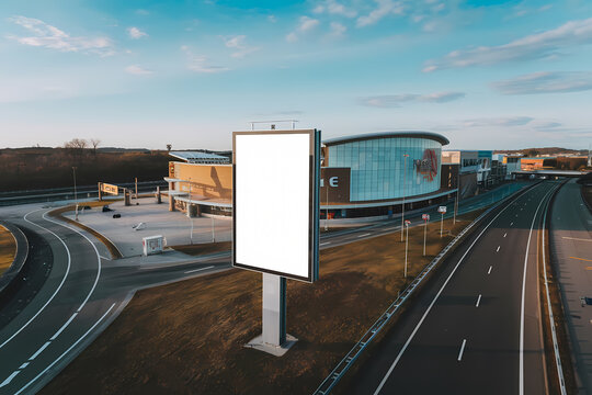 Advertisement board motorway high way