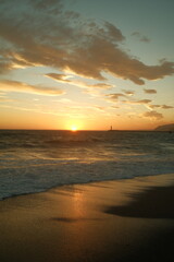 golden hour at the beach