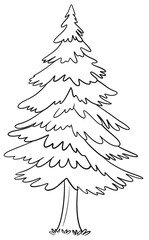 Obraz premium abstract christmas tree