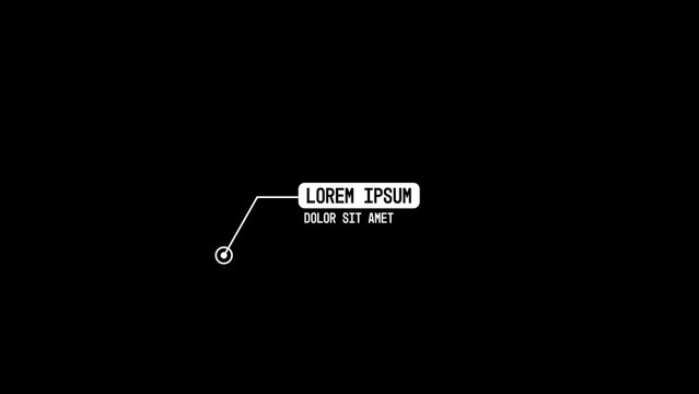 Clean Call Out Title Pop up