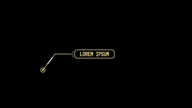 Call Out Pop Up Title Lower Third