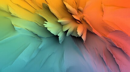 Fototapeta premium Colorful abstract art with vibrant gradients and textured layers, AI