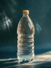 Obraz premium Clear Plastic Water Bottle