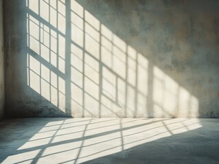 Obraz premium Industrial Chic - Sunlit Abandoned Warehouse