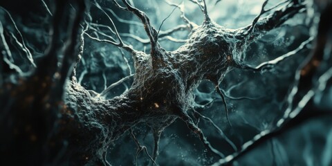 Fototapeta premium Mysterious Tree Illustration