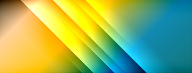 Dynamic shadow lines with gradient colors geometric background