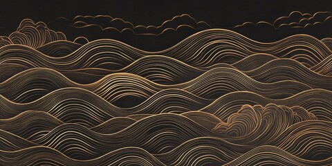 background with waves
