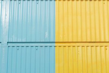 blau-gelbe Struktur senkrecht gestreift