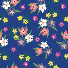 cute flower pattern image for fabric textile or wall decoration